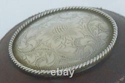 15 SIMCO Arabian/Morgan Silver CONCHO & Laced Hand TOOLED Western SaddleNICE