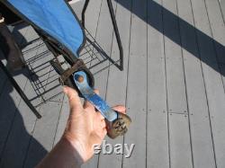 15'' SQ Bars Chisholm Trail leather/cordura western trail saddle w flag pad USA