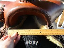 15'' SQH BARS Big horn mustang Bonanza series #723 western Ranch saddle