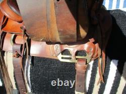 15'' SQH BARS Big horn mustang Bonanza series #723 western Ranch saddle