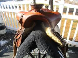 15'' SQH BARS Big horn mustang Bonanza series #723 western Ranch saddle