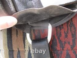 15'' SQH BARS SIMCO black Western barrel/ trail saddle leather & cordura USA