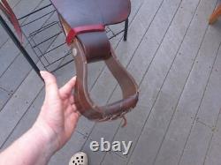 15'' SQH Barrs American Saddlery #800 Western Leather Endurance Trail saddle USA