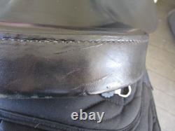 15'' SQH big horn #193 Black leather & cordura western Barrel/trail saddle