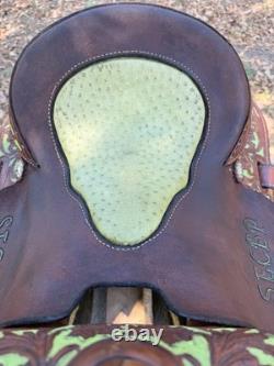 15 Scott Thomas Leather Custom Barrel Racing Western Horse Riding Saddle