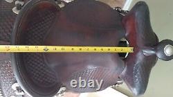 15 Simco Western Dotted Parade Saddle With Slick Seat