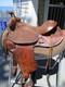 15'' Sqh Bars Western Saddlery Big W Western Floral Tooled Trail Saddle Usa