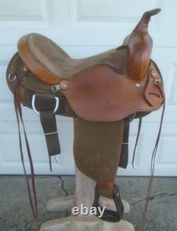 15 Steve Edwards Trail Lite MULE / Donkey Western SaddleMADE USAQueen Valley