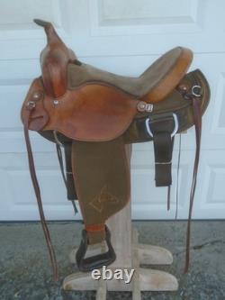 15 Steve Edwards Trail Lite MULE / Donkey Western SaddleMADE USAQueen Valley