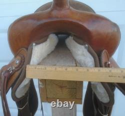 15 Steve Edwards Trail Lite MULE / Donkey Western SaddleMADE USAQueen Valley