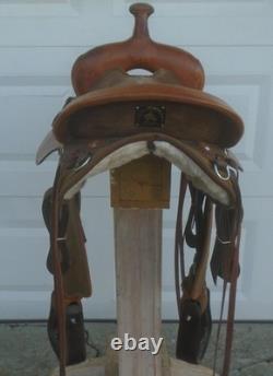 15 Steve Edwards Trail Lite MULE / Donkey Western SaddleMADE USAQueen Valley
