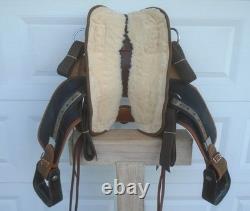 15 Steve Edwards Trail Lite MULE / Donkey Western SaddleMADE USAQueen Valley