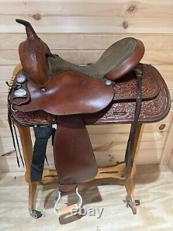 15 Tex Tan Hereford Tex-Flex Western Saddle Model 08-TF400R5