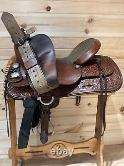 15 Tex Tan Hereford Tex-Flex Western Saddle Model 08-TF400R5