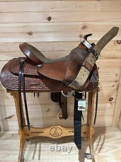 15 Tex Tan Hereford Tex-Flex Western Saddle Model 08-TF400R5