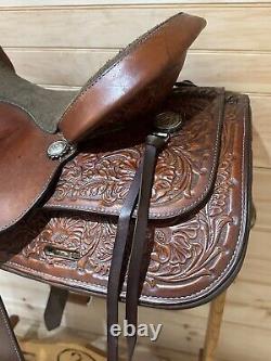 15 Tex Tan Hereford Tex-Flex Western Saddle Model 08-TF400R5