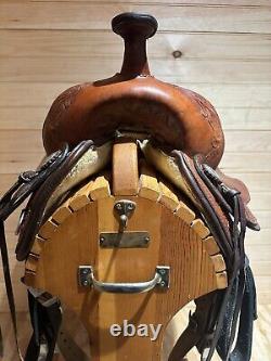 15 Tex Tan Hereford Tex-Flex Western Saddle Model 08-TF400R5