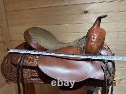 15 Tex Tan Hereford Tex-Flex Western Saddle Model 08-TF400R5