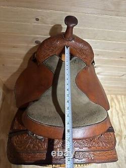 15 Tex Tan Hereford Tex-Flex Western Saddle Model 08-TF400R5