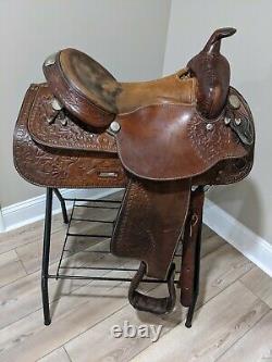 15 Tex Tan Hereford Western Trail Saddle