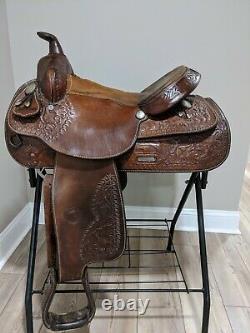 15 Tex Tan Hereford Western Trail Saddle