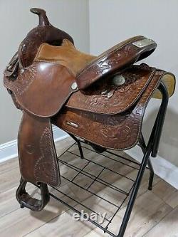 15 Tex Tan Hereford Western Trail Saddle