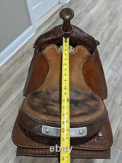 15 Tex Tan Hereford Western Trail Saddle