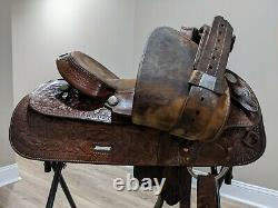 15 Tex Tan Hereford Western Trail Saddle