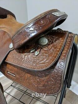 15 Tex Tan Hereford Western Trail Saddle