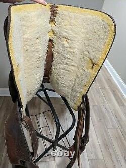 15 Tex Tan Hereford Western Trail Saddle