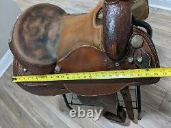 15 Tex Tan Hereford Western Trail Saddle