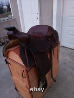 15 Tooled Western Saddle? Great Condition