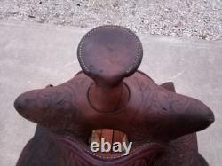 15 Tooled Western Saddle? Great Condition