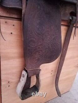 15 Tooled Western Saddle? Great Condition