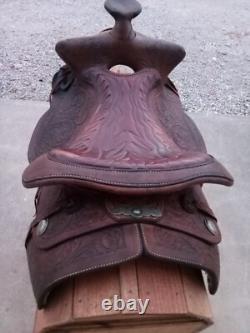 15 Tooled Western Saddle? Great Condition