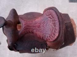 15 Tooled Western Saddle? Great Condition