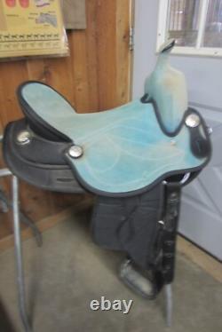 15 Tough One Handmade King Series Synthetic Western Saddle Wide Tree