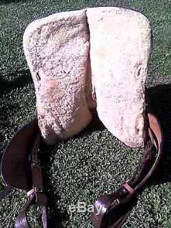 15 USED WESTERN TRAIL or PLEASURE HORSE SADDLE with TRIM on HORN