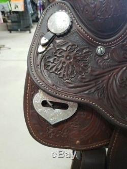 15 Used Billy Cook Western Show Saddle 3-1362-1