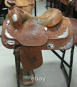 15 Used Broken Horn Western Show Saddle 3-1288