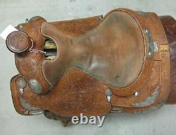 15 Used Broken Horn Western Show Saddle 3-1288