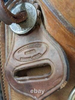 15 Used Bucks Saddlery Western Roping Saddle 598-4064