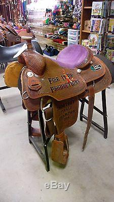 15 Used Cactus Trophy Western Roping Saddle #3 908