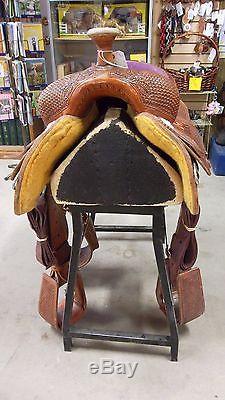 15 Used Cactus Trophy Western Roping Saddle #3 908
