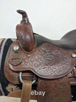 15 Used Circle Y Western Roping Saddle 2-1467