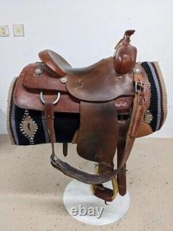 15 Used McCall Saddlery Western Ranch Cutting Saddle 631-4495