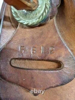 15 Used Monroe Veach Western Ranch Saddle 348-1958