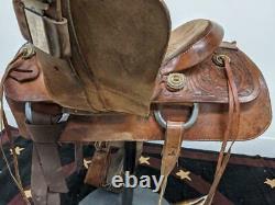 15 Used Monroe Veach Western Ranch Saddle 348-1958