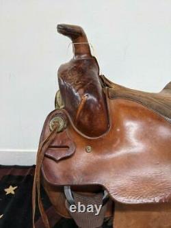 15 Used Monroe Veach Western Ranch Saddle 348-1958