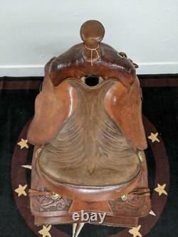 15 Used Monroe Veach Western Ranch Saddle 348-1958